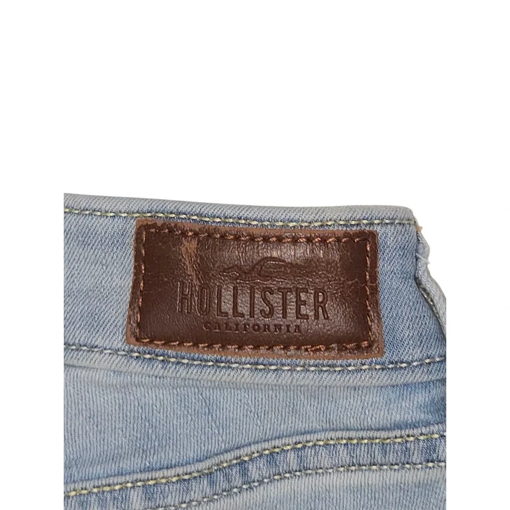 Hollister Low-Rise Super Skinny Distressed Light Wash Jeans W24 L30 0R